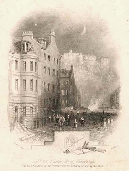No 39, Castle Street, Edinburgh, engraved by William Miller after J.M.W. Turner, 1839 (Corson P.1776)