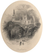 Dunfermline, engraved by J.Horsburgh after J.M.W. Turner (Corson A.13.COL.a.1834-6/22)