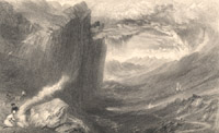 Glencoe, engraved by W. Miller after J.M.W. Turner (Corson A.13.COL.a.1834-6/25)