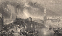 Inverness, engraved by W. Miller after J.M.W. Turner (Corson A.13.COL.a.1834-6/26)
