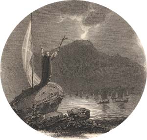 Lord of the Isles, engraved by John Pye after Richard Westall, 1815 (Corson H.WES.1)