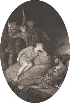 Murder of Allan, engraved by Charles Heath after Richard Westall, 1815 (Corson H.WES.1)