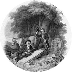 Old Mortality, engraved by William Home Lizars after William Allan, 1820 (Corson P.2901)