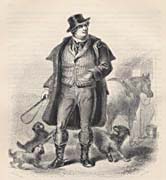 Dandie Dimont and his Dogs, engraved by Stephen Sly after Sir William Allan, 1842 (Corson A.7.a.1842/8)