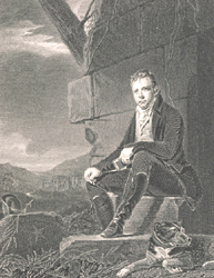 Sir Walter Scott, engraved by  John Horsburgh after Sir Henry Raeburn, 1837 (Corson Corson P.7399) 