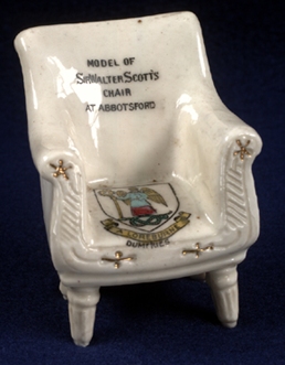 Porcelain model of Scott's chair