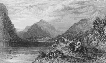 The Pass of Leny, engraved by S. Fisher after H. Melville (Corson P.2934)