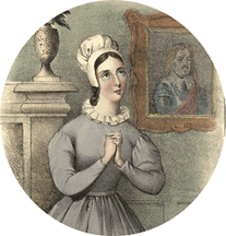 Alice Bridgenorth, coloured lithograph by M. O'Connor, 1833 (P.2557)