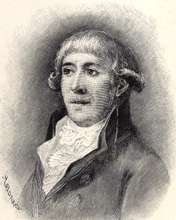 Gottfried August Bürger, engraving after Johann Dominicus Fiorillo